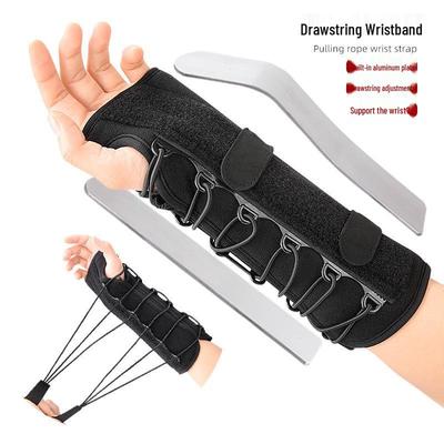 Verstelbare Armband met Trekkoord: Biedt Stabiele Ondersteuning, Sluit Nauw aan, Biedt Druk & Verlengde Steun voor de Pols