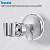 Adjustable Angle Shower Head Holder With Suction Cup Handheld Wear-resistant Wall-mounted Bathroom Bracket