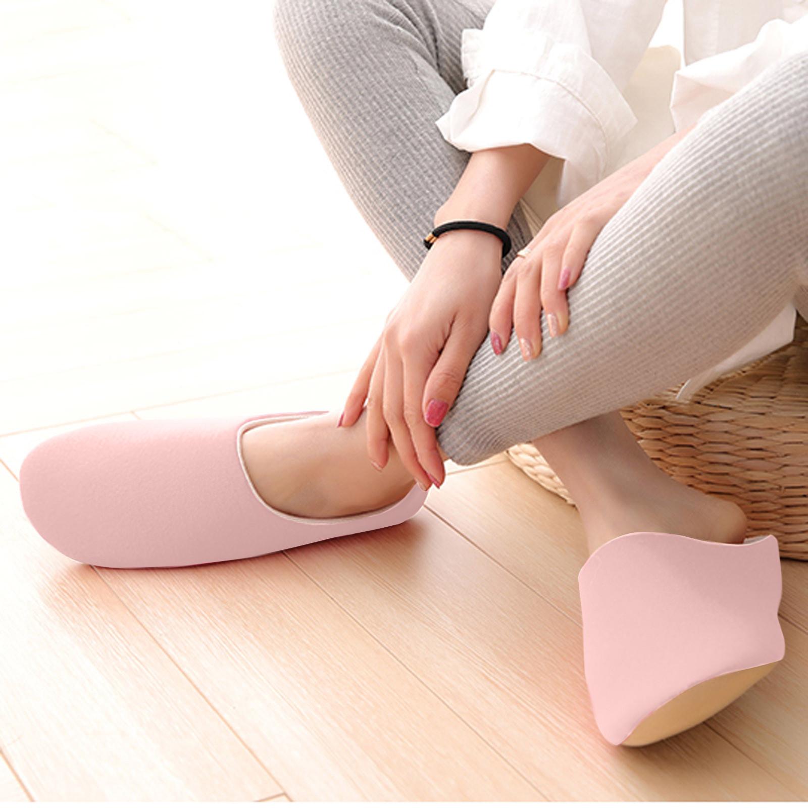 

Женская обувь, зимние тапочки Hyoma, хлопковые противоскользящие теплые домашние дождевики на платформе 38 розовый