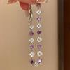 Blue Star Zirconia Hexagonal Flower Bracelet - Stylish, Versatile, and Luxurious Wrist Jewelry for Women