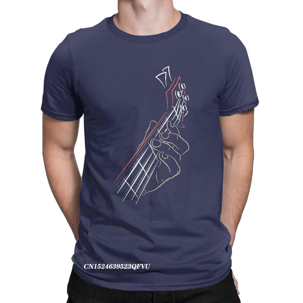 Humorous Active Bass Guitar Rock Music Men Tops T Shirts Casual Tee Shirt Harajuku Tee Shirt Premium Cotton Graphic Printed Tops