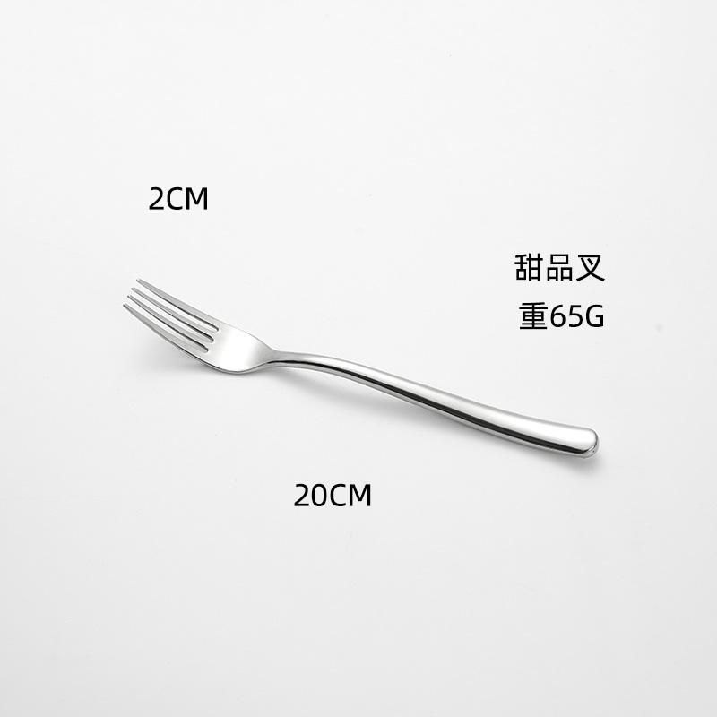 Moonlight series stainless steel knife, fork and spoon set, titanium-plated coffee spoon, western food steak knife, fork tableware, gifts