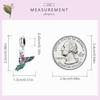 BAMOER Authentic 925 Sterling Silver Kingfisher Pendant Fit Women Original Bracelet or Bangle Fine Jewelry Gift