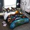 Modern Minimalist Starry Sky Galaxy Outer Space Bedding, Washable Polyester Cover Soft Comfortable Duvet Cover