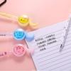 5 Stück/Los Niedliche Mond-Pailletten Gelstift 0,5 mm Schwarze Tinte Stifte Büro Unterschriftsstift Schüler Schulbedarf Kawaii Kinder Schreibwaren Geschenk