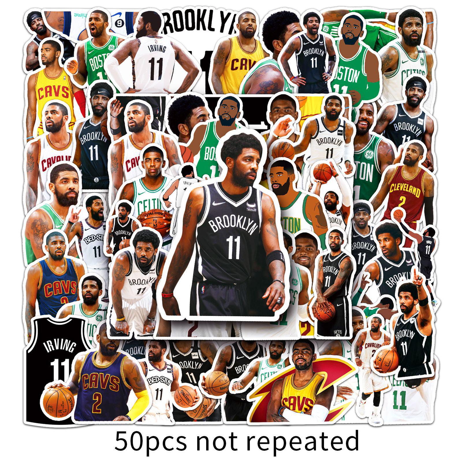 Irving Basketball Star Waterproof DIY Phone Case & Suitcase Stickers - 50 Sheets