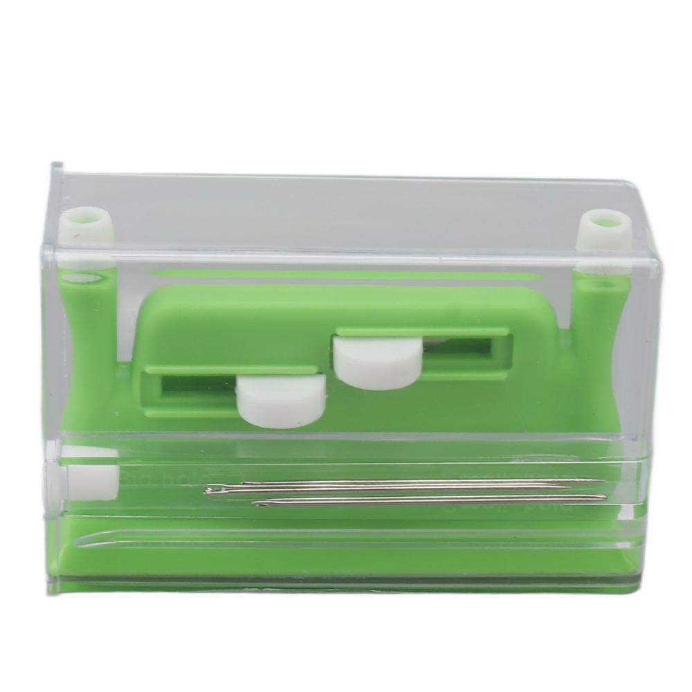 Con Agujas Enhebrador de Agujas Naranja/Verde Ayudante de Aguja Herramienta de Costura que Ahorra Tiempo Trabajo de Costura