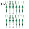 DIY Craft Hanging Tools 12 Pcs Christmas Hanger Ribbons, Silicone Ornament Hangers And Strings for Hooks Trees Tree, Adjustable Sliding Holiday Party