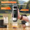 Portable Outin espresso machine coffee machine, 3-in-1 travel coffee maker, electric heater, rechargeable 12V coffee maker