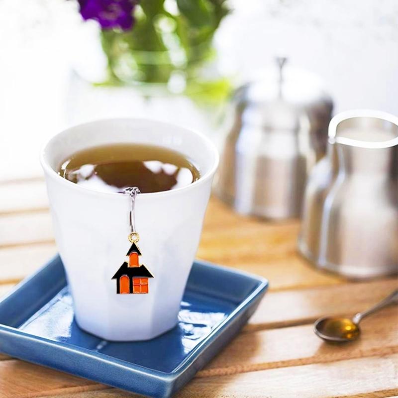 Pack Of 2 Themed Tea Infusers Holiday Nature Designs Decorative Pendant Creative Tea Strainers For Gifting