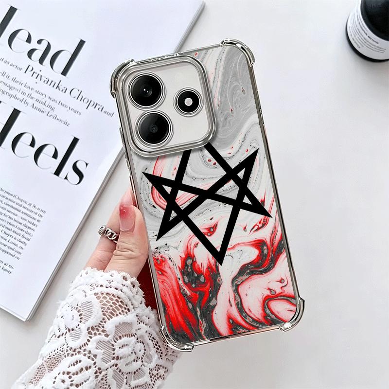 

BMTH B-Brings Me The H-Horizons Soft Phone Case For Xiaomi Redmi Note 14 15 Pro Plus 13 12 11S 11T 5G 10 9S 9 Plating Anti-Fall Redmi Note 14 Pro 4G
