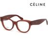 [Celine] Eyeglass Frame CL50015F 066 Red Cat-Eye Round Fashion Horn-rimmed Daily