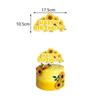 Sunflower Theme Birthday Party Decoration Supplies Set Contains Birthday Banner Cake Insert Card and Latex Balloons
