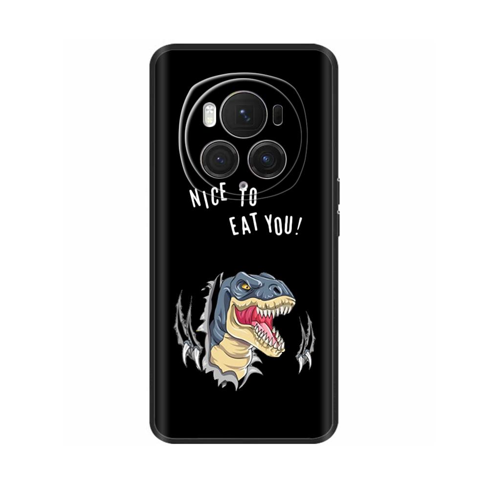 For Honor Magic6 Pro 5G Case Back Cover For Honor Magic6 5G Soft Black Silicone Fashion Phone Case For Magic 6 Pro Coque Fundas