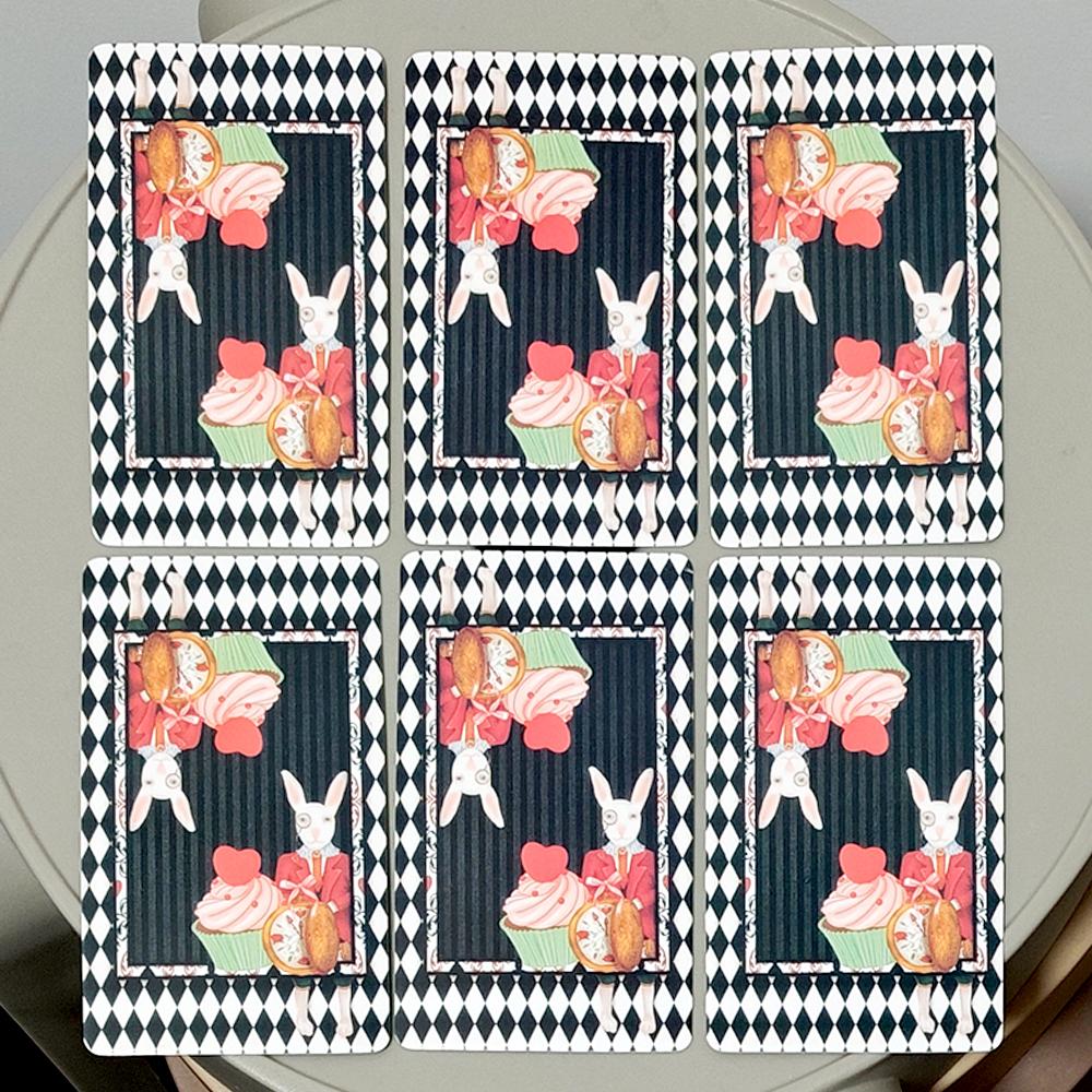 Alice in Tarotland: A Whimsical 78-Card Journey Down The Rabbit Hole 10.3*6cm – Classic Tarot Deck