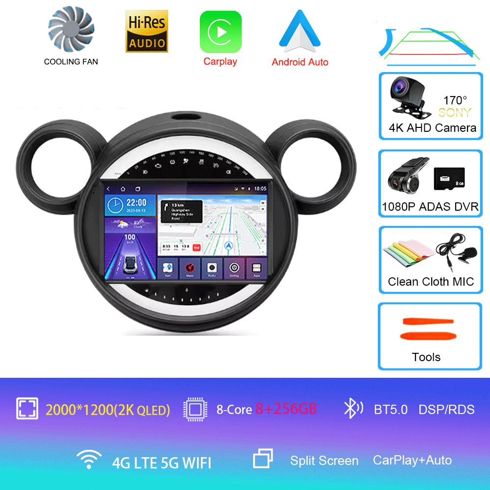 Android 14 Car Radio For BMW Mini 2010 - 2016 Multimedia Video Player Navigation Stereo GPS No 2din 2 Din Dvd