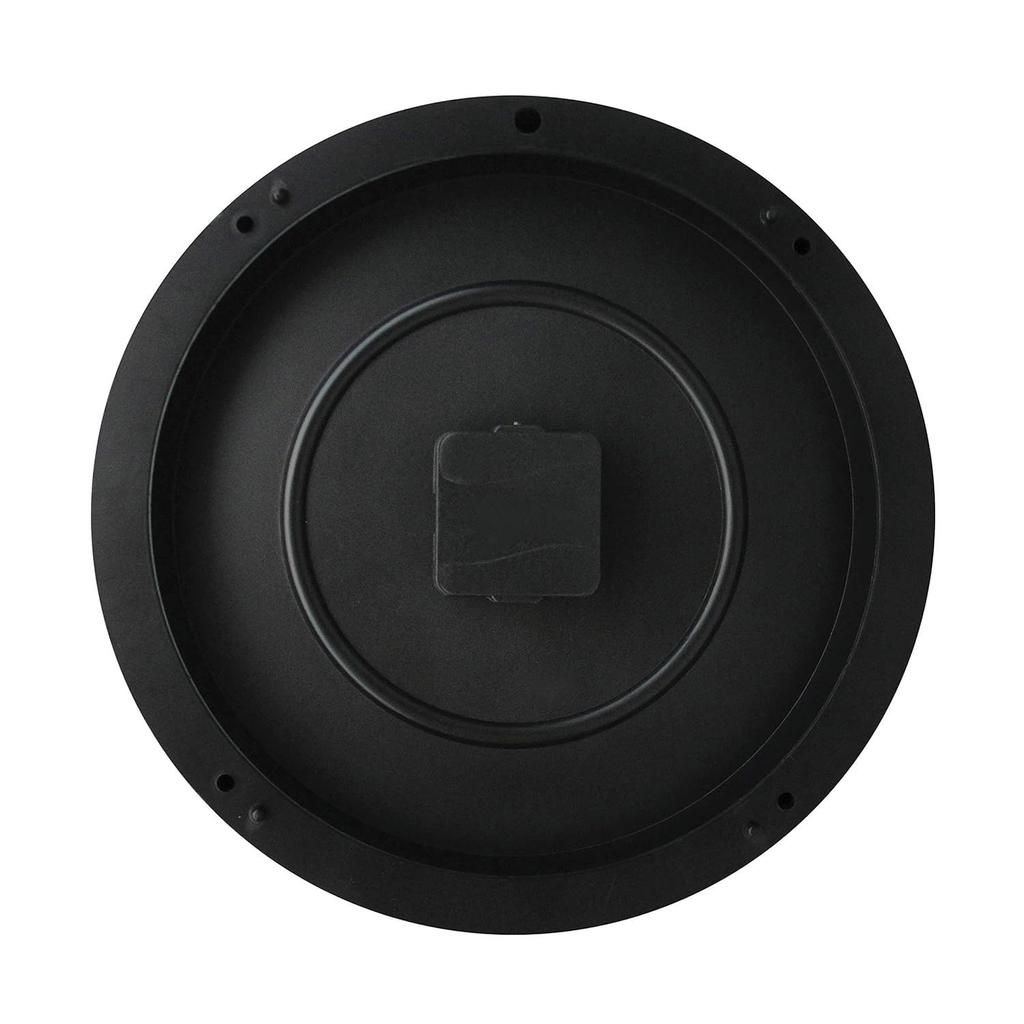 12-inch Plastic Designer Analogue Sweep Silent Quartz Movement Round Wall Clock for Home, Wall Clock for Living Room, Bedroom, (30 cm x 30 cm x 6 cm)