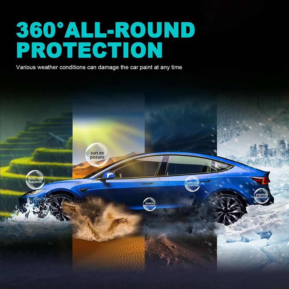 Pre-cut Protection Film For Tesla Model Y 2020 2025 2025 2025 2025 8.5thick TPU Scratch Resistant Car Paint PPF Accessories