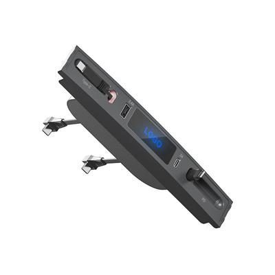 Docking Station 27W For Model 3/Y PD Type-C Hub Quick Charger USB LED Shunt Hub Extension Center Console Smart Sensor