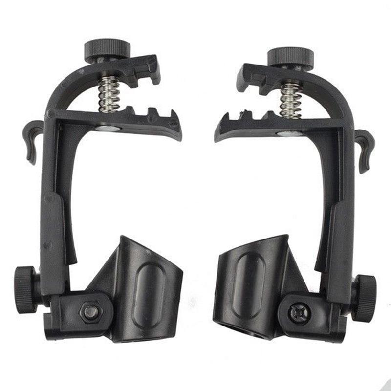 Drum Adjustable Microphone Holder 180 Degrees Rotation Drum Microphone Clips Mounts Shockproof Clamp Holder