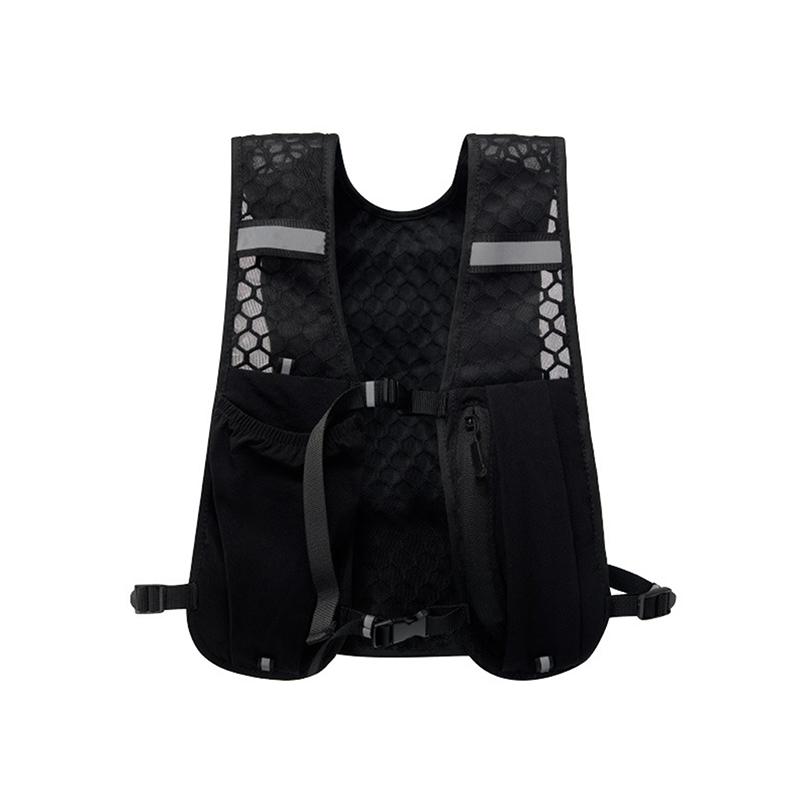 For Biking Running Storage Vest Lightweight Running Vest Reflective Hydration Water Chest Pack With Phone Storage Pocket