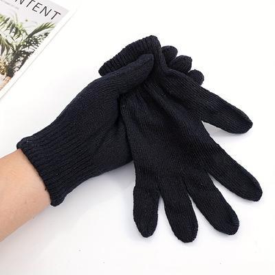 1 Paar Kältebeständige Strick-Fäustlinge mit geteilten Fingern Unisex Winter-Rad- & Outdoor-Handschuhe für Männer & Frauen, Handschuhe für kaltes Wetter, Ausrüstung für kaltes Wetter