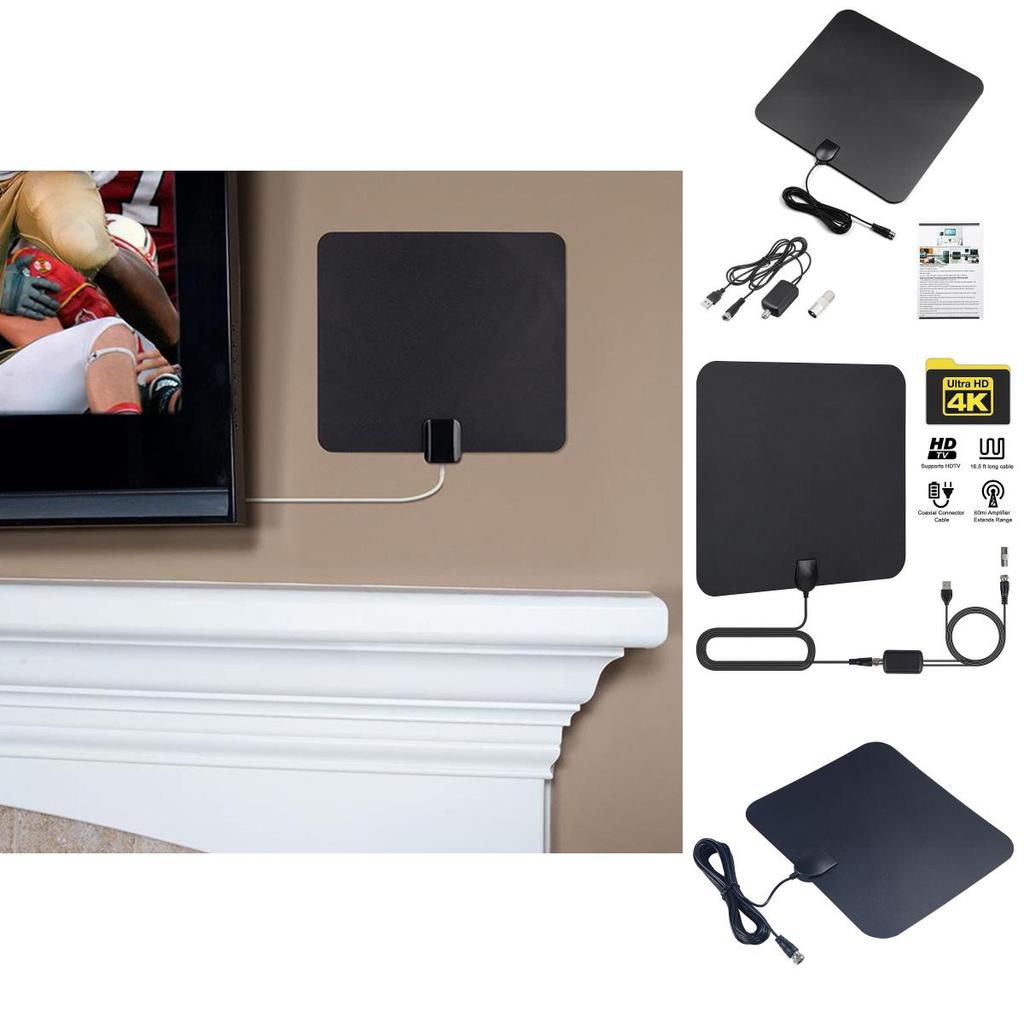 Innen-HDTV-Antenne mit 30 dBi Gewinn für Heimkino-Einrichtung und digitalen TV-Empfang