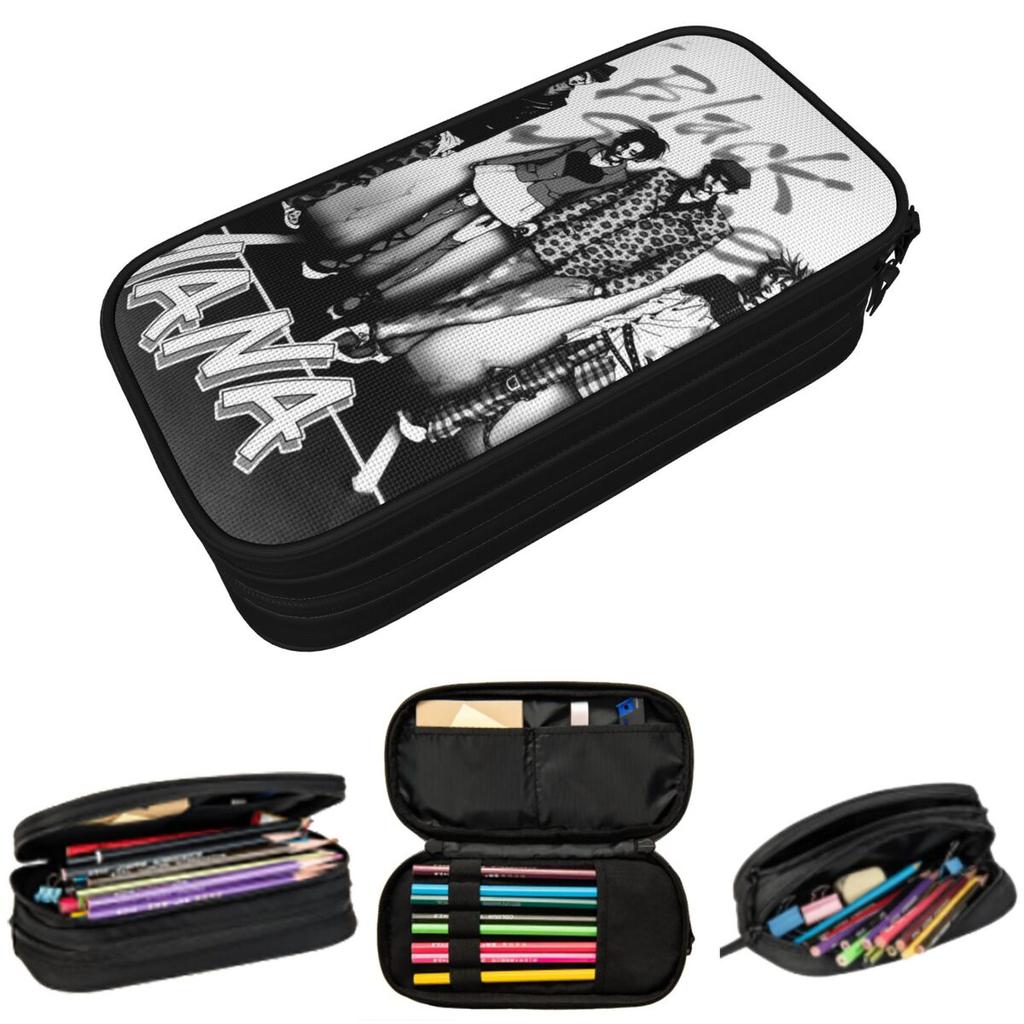 Nana The Black Stones Osaki Anime Pencil Case for Kids School Pen Box Pencil Bag Stationery Supplies Pen Holder Bag
