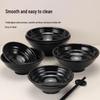 Black Melamine Noodle Bowl