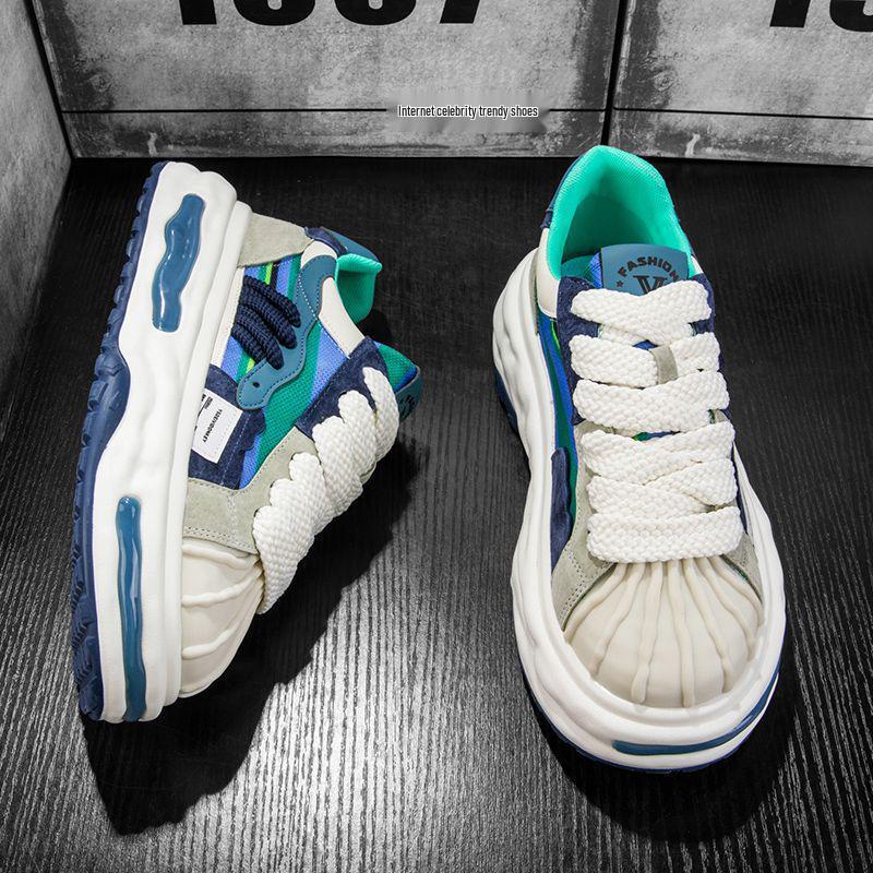 Height-Boosting Summer Platform Sneakers - Trendy, Durable, Low-Top Casual Sports Shoes