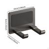 Wall Mount Hair Dryer Holder Bathroom Blow Rack Multifunctional,Hair Tool Organizer,Storage