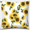 Bright Yellow Simple Geometric Series Pillow Gift Home Office Decoration  Bedroom Sofa Car Cushion Cover