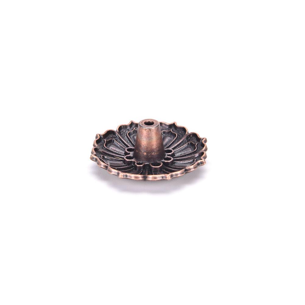 9 Holes Lotus Incense Burner Holder Flower Statue Censer Plate For Sticks & Cone