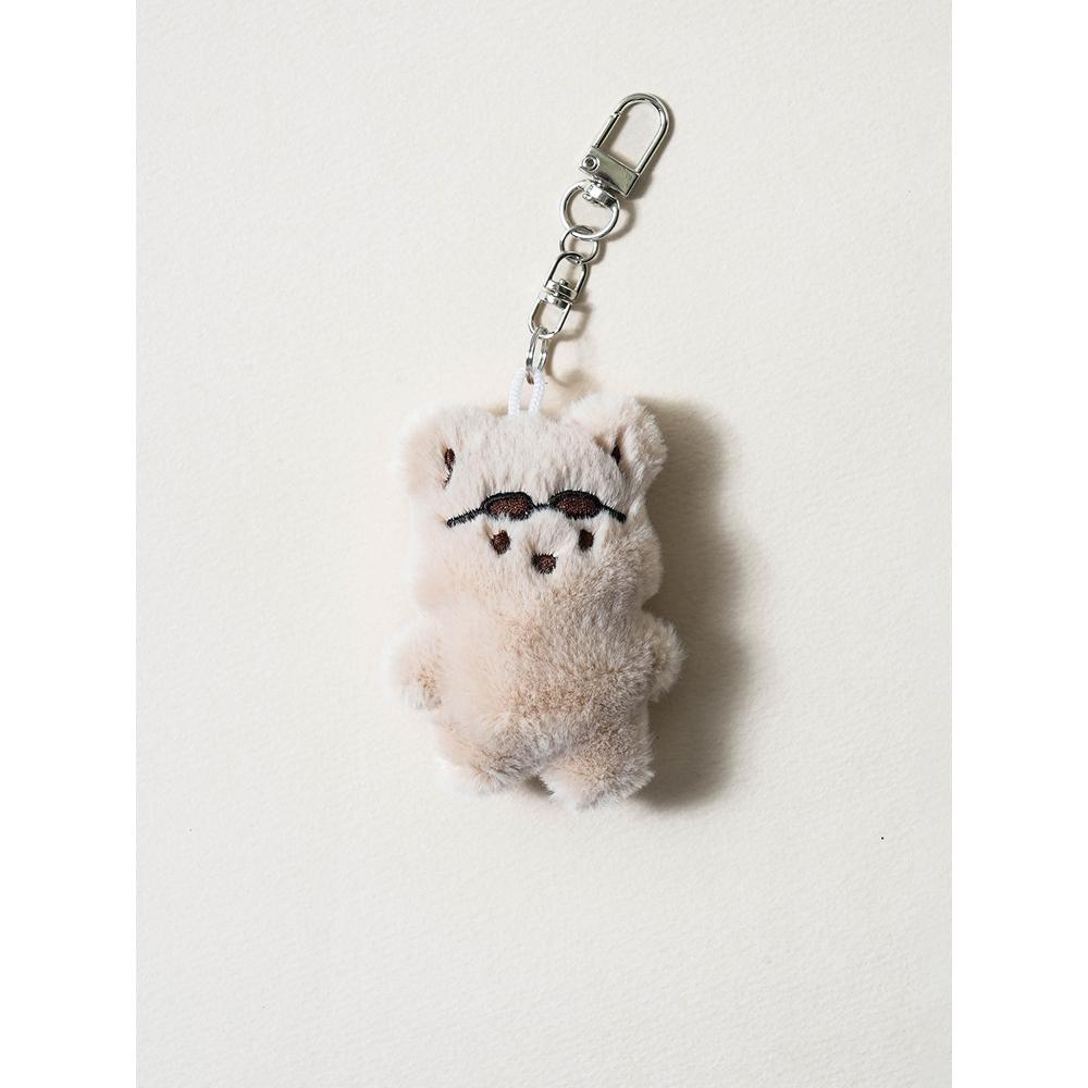 Daiso Hello Autumn Plush Keyring Bear