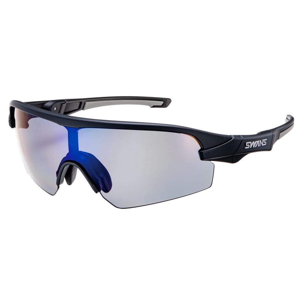 SWANS STRIX Sports Made in Polarized Matte Smoke D.A. (STX DA-0151 MBK) Sunglasses, Japan, Lenses, Black/Polarized (Double-Sided Multi-Coated)