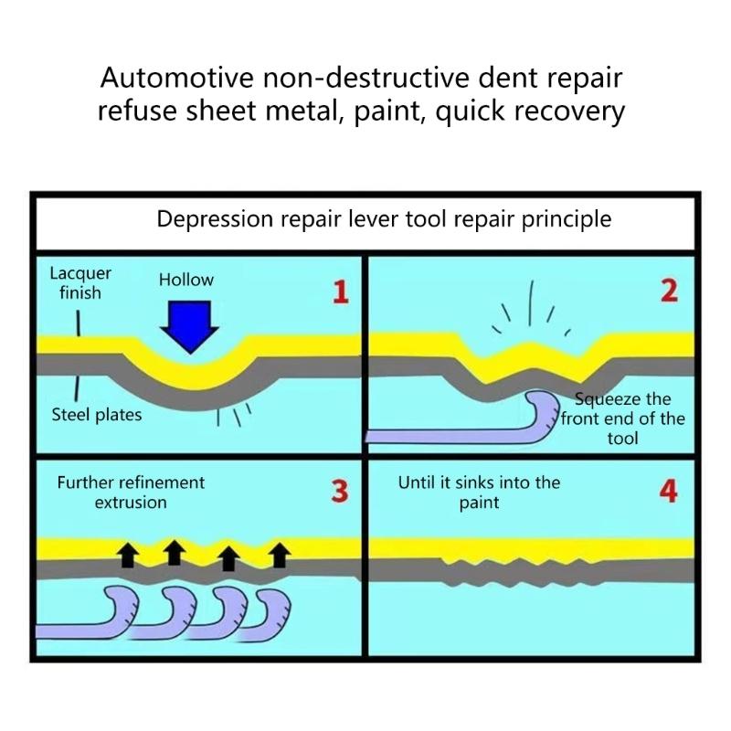 6 ks Sada vytahovače promáčklin karoserie auta Sada vytahovače promáčklin auta Vytahovač promáčklin pro pračku Oprava karoserie Odstranění promáčklin