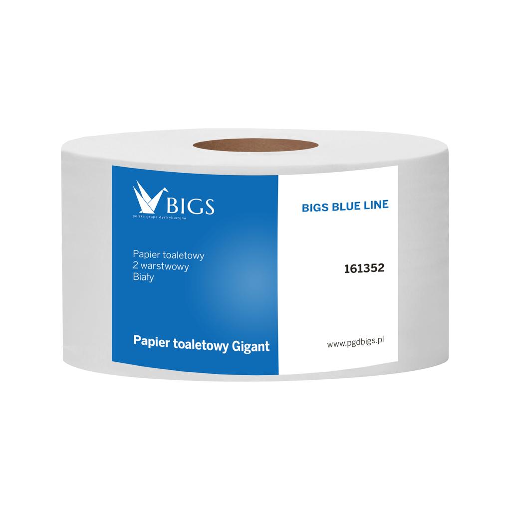 Bigs Blue Toilet Paper, 65% Whiteness A'12 Pcs.