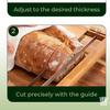 Wooden Bread Bow Knife, Serrated Sourdough Bread Slicer, Ergonomic Handheld Wooden Cutting Tool for Homemade Bread Baking & Kitchen Use