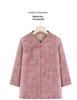 Chinese Style Summer Top for Middle-aged and Elderly Women - Lightweight Seven-Sleeve Grandma Shirt