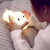 USB Rechargeable Papa Puppy Night Lamp Silicone Animal Lamp Puppy Night Light  Bedroom Decor