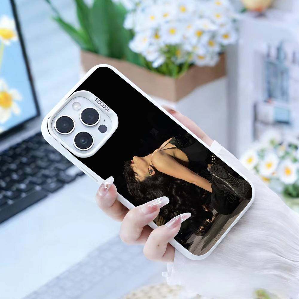 B-Lady Gaga  Phone Case For iPhone17, 16,15,14,13,12 Pro Max white Candy Matte Shockproof Cover