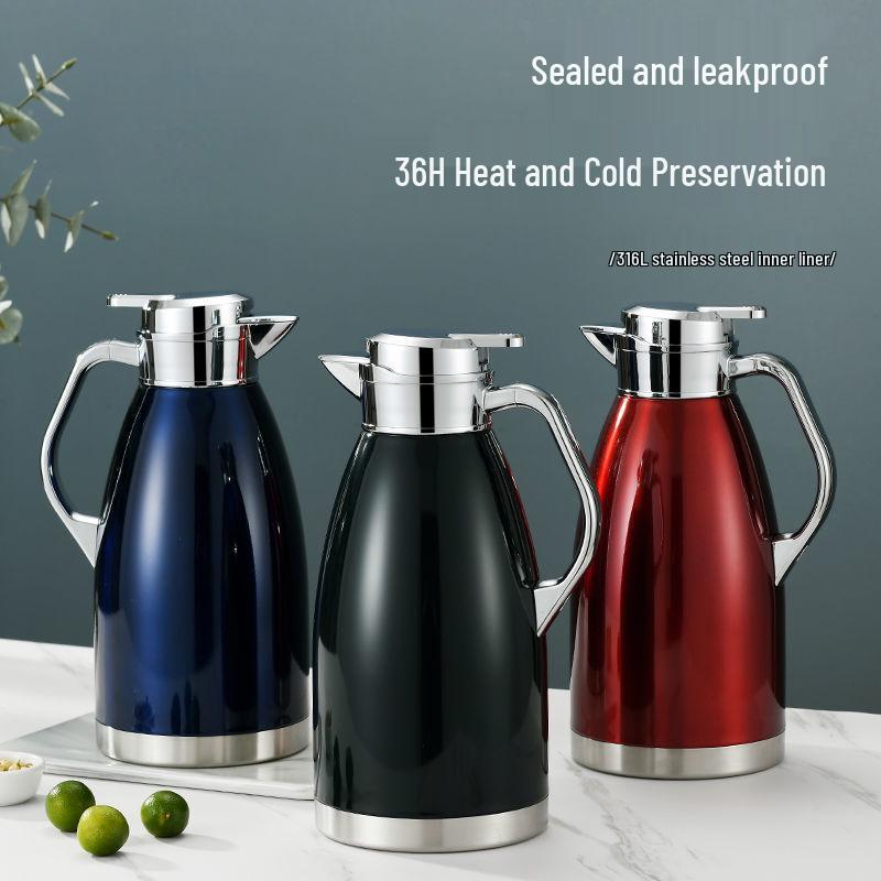 316 Stainless Steel Insulated Large Capacity Kettle - Long-lasting Vacuum Thermos for Boiling Water