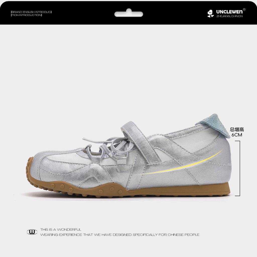 New Punk Ballet 6cm Height-increasing Ballet Training Shoes Women's 2025 Summer New Sandals Platform Mary Jane Single Shoes