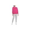 Nike Phoenix Fleece Loose Pullover Sweatshirt Women Tops Raspberry-Red DQ5734-615