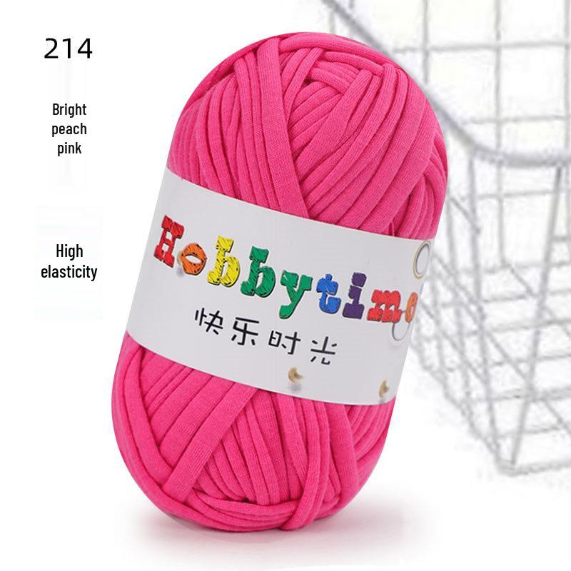 Cloth Strip Yarn DIY Crochet Kit: Handmade Bag, Knitting Material for Cushions, Carpets, and Dolls
