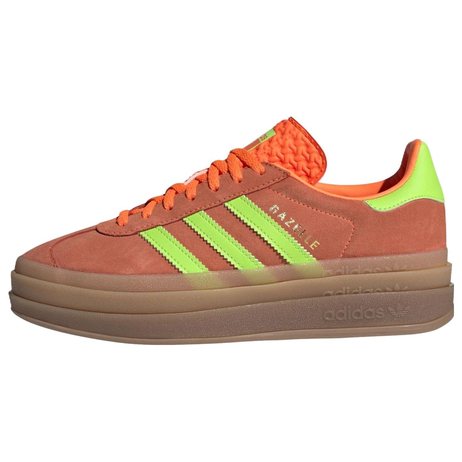 (WMNS) adidas Gazelle Bold Solar Orange Green Women s H06126 EU 40⅔