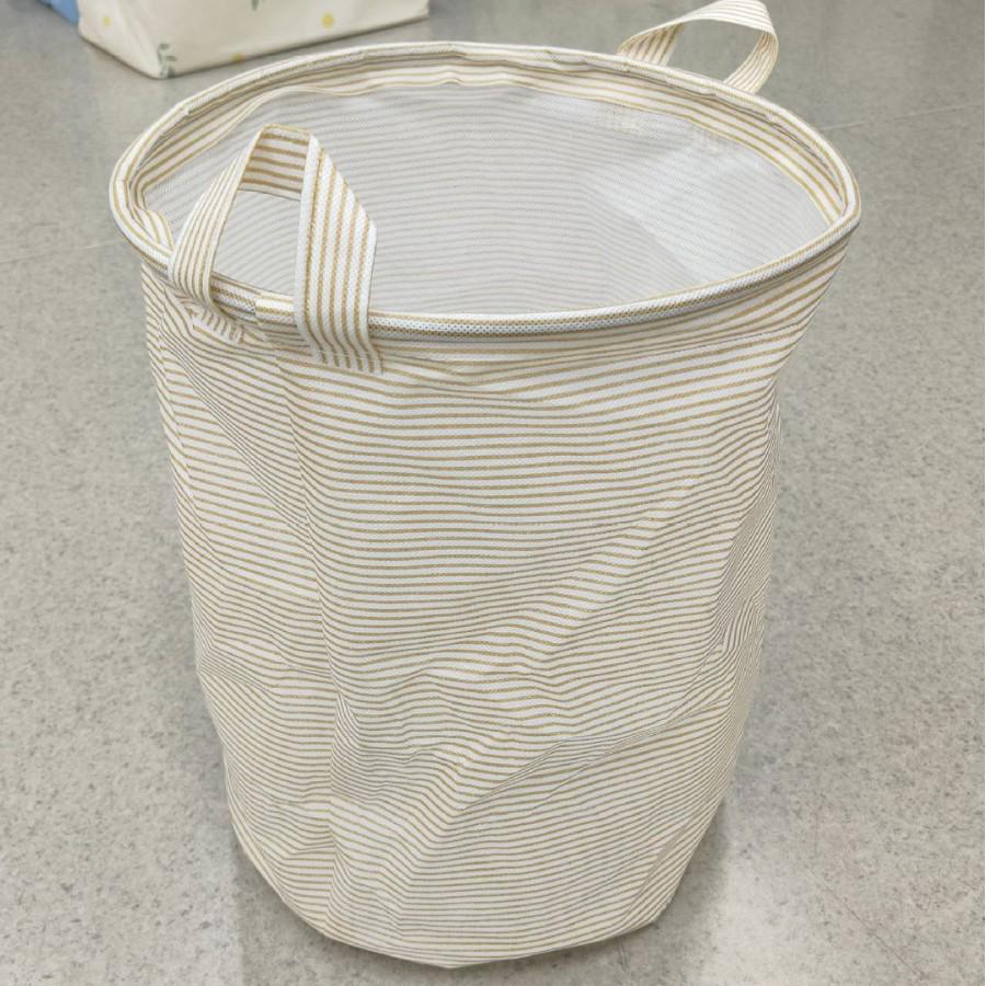 

Складаний кошик для зберігання одягу та іграшок у формі лапки Yellow Stripes