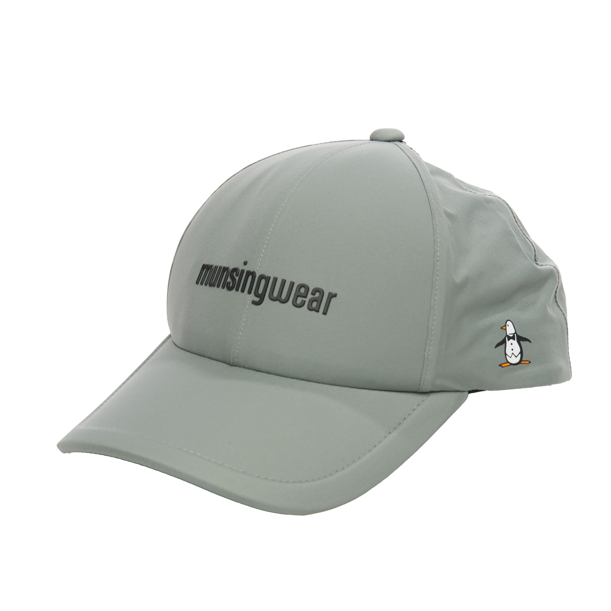 

Rain Cap Breathable Waterproof Nylon Front Logo Hat Golf MEBXJC00 KH00 [Munsingwear] Men s (Khaki)