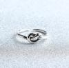 Korean Retro Silver-Plated Adjustable Women’s Knot Ring