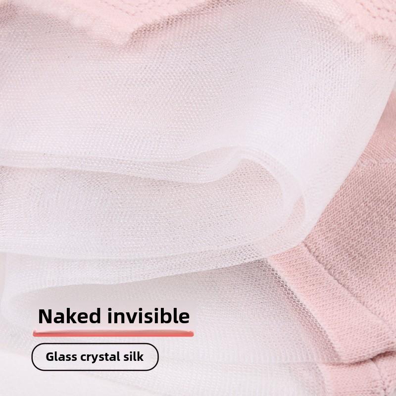 5 Pairs Women Spring and Summer Crystal Stockings Women's Mid-tube Stockings Glass Stockings Casual Jacquard Crystal Stockings